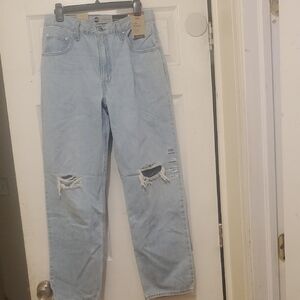 Light Blue Distressed Jeans